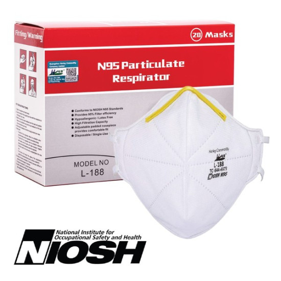 N95 Particulate Respirator - N95 Niosh Face Masks