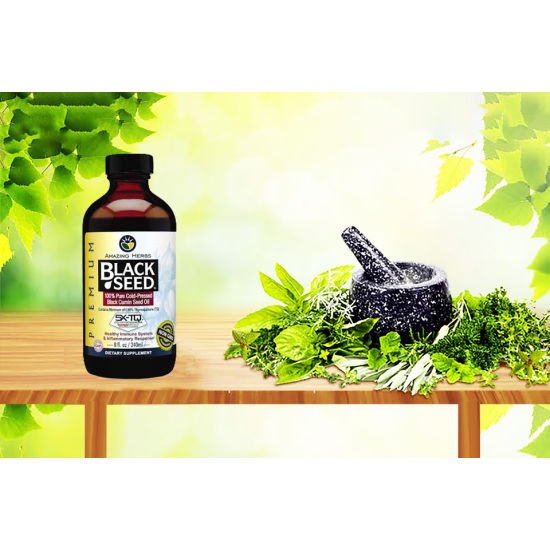 Amazing Herbs Black Seed Oil Premium 240ml