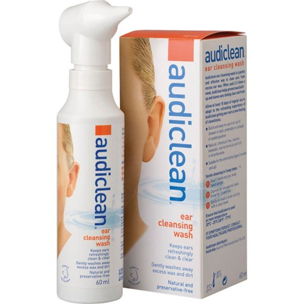 Audiclean Ear Cleansing Wash 60ml - HealthPorter