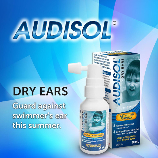 Audisol Dry Ear for Swimmer's Ear