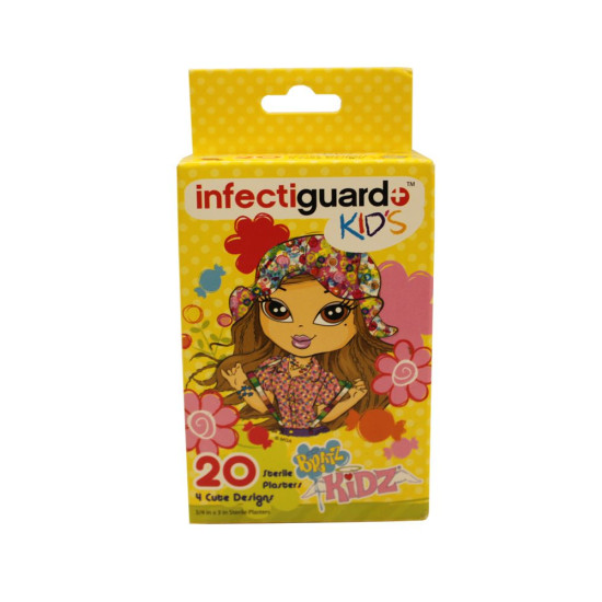 Bandaid Infectiguard Bratz Kids 20 pieces per box