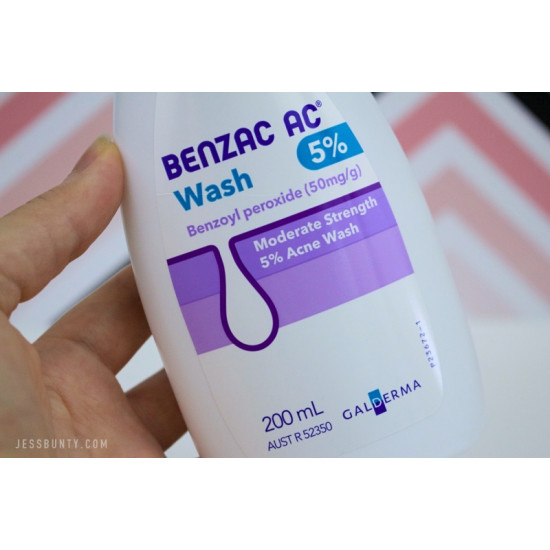 Benzac AC Moderate Strength 5% Acne Wash 