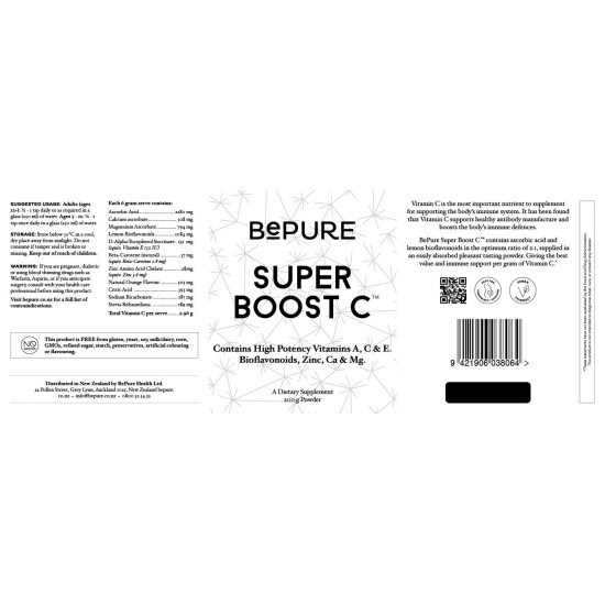 BePure Super Boost Vitamin C Powder 200g