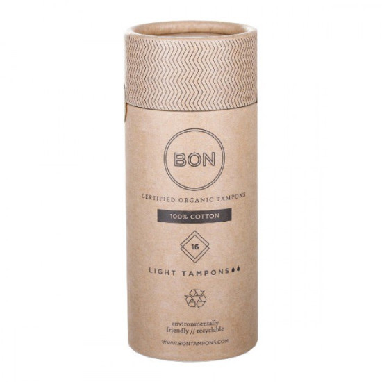 Bon Certified Organic Tampons 16s Light