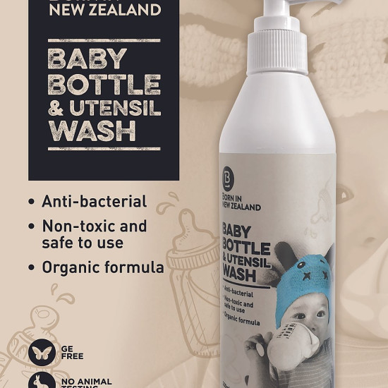 Baby Bottle and Utensil Wash Organic Pump Wash 250ml