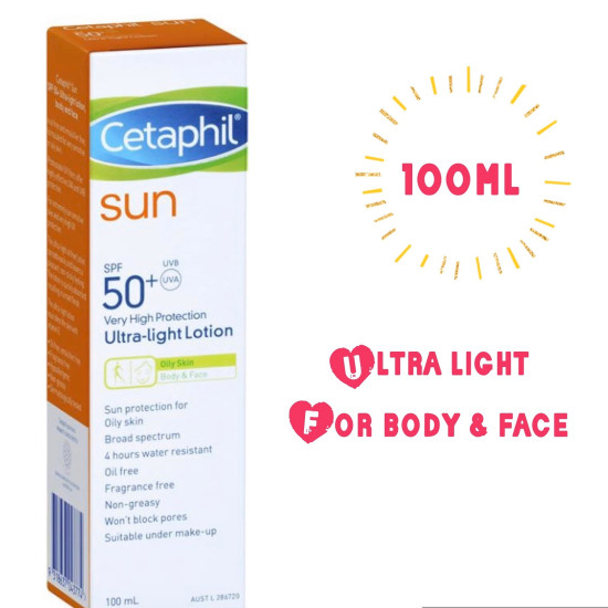 Cetaphil Sun Sunscreen SPF50+ Ultra Light Lotion