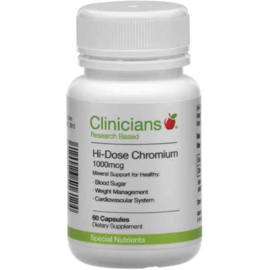 Clinicians Hi Dose Chromium 1000mg 60 Capsules