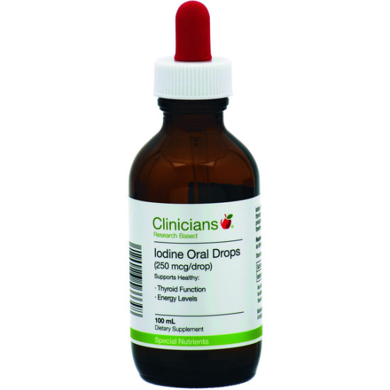 Clinicians Iodine Oral Drops 45ml