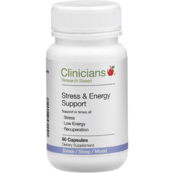 Clinicians Stress & Energy Support 60 Capsules