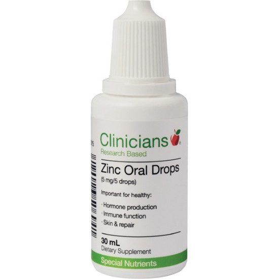 Clinicians Zinc Oral Drops 30ml