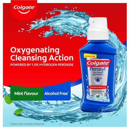 Colgate Peroxyl Oral Cleanser Mouth Rinse