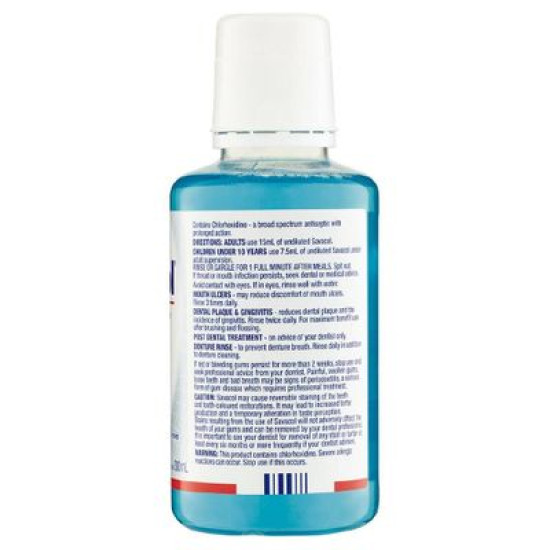 Savacol Antiseptic Mouth & Throat Rinse Fresh Mint