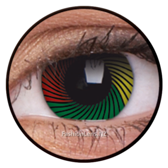 ColourVue Crazy Contact Lens Rasta