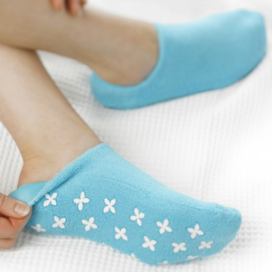 Cosy Gel Socks Blue