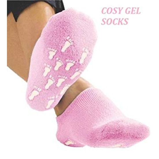 Cosy Gel Socks Pink