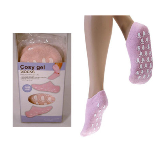 Cosy Gel Socks Pink