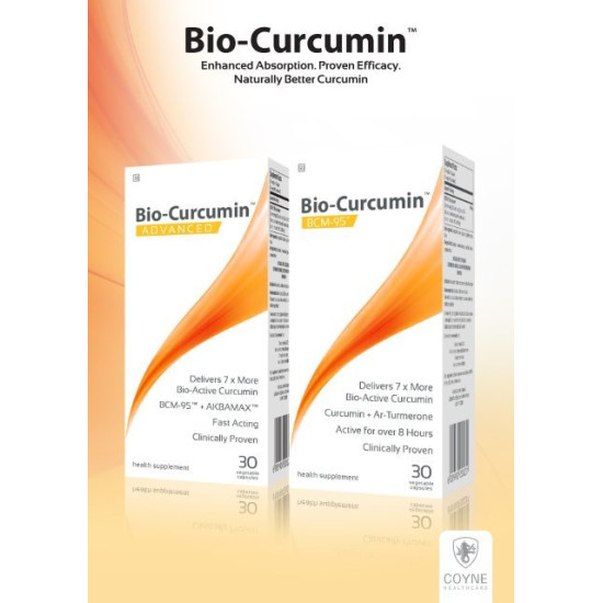 Coyne Healthcare Bio-Curcumin 400mg BCM95 30 Vege Capsules