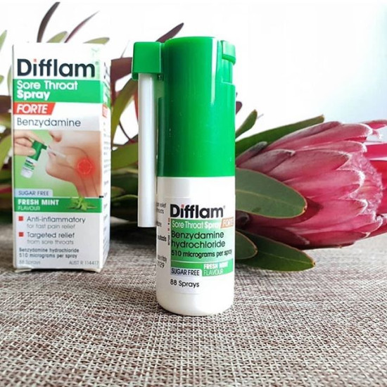 Difflam Sore Throat Spray Forte Fresh Mint Flavour 15ml