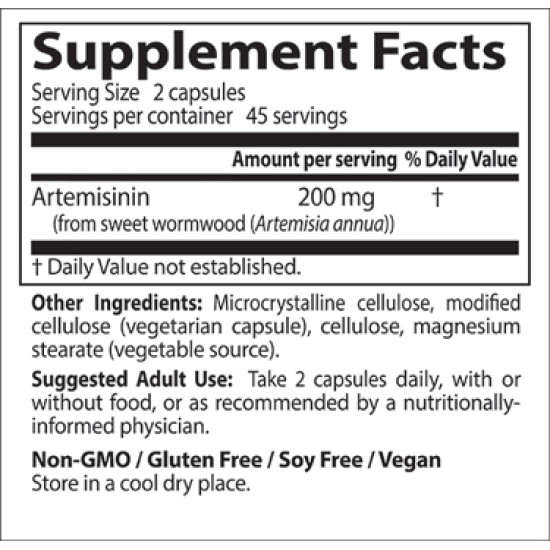 Doctor's Best Artemisinin 100mg 90 Capsules