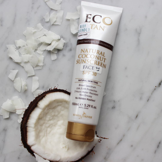 Eco Tan Natural Coconut Sunscreen SPF30 150ml