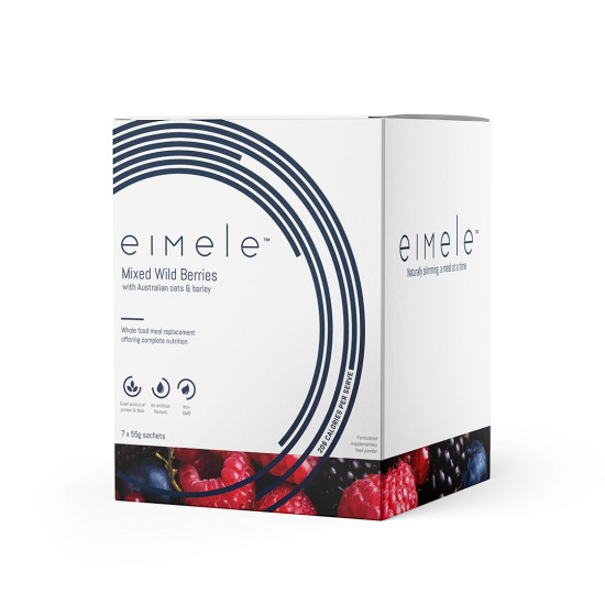 Eimele Mixed Wild Berries Porridge 7 x 55g Sachets