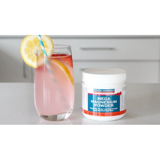 Megazorb Mega Magnesium Powder Raspberry Flavour