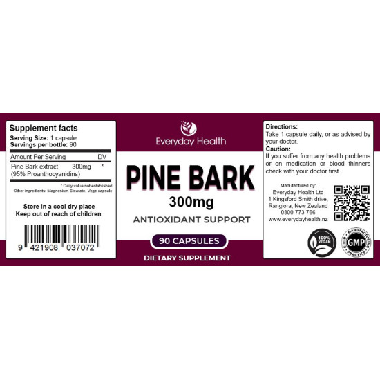 Everyday Health Pine Bark 90 Capsules