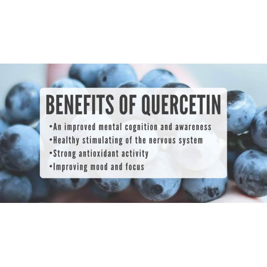 Quercetin 500mg Capsules - NZ Made