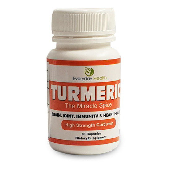 Everyday Health Turmeric High Strength Curcumin 60 Capsules