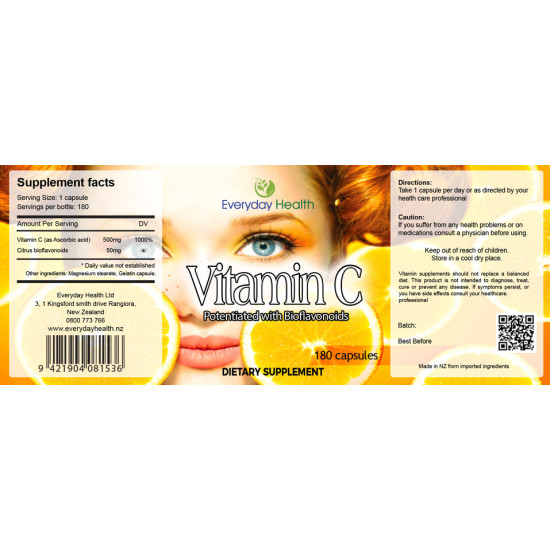 Vitamin C with Lemon Bioflavonoids - Immune Boosters