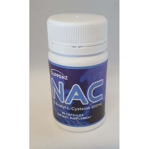 NAC N-Acetyl L-Cysteine 600mg 60 Capsules