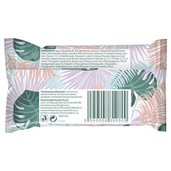 Femfresh Pocket Wipes