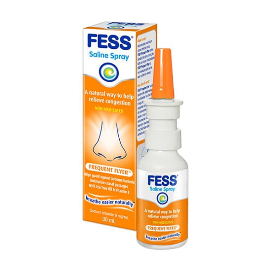 Fess Frequent Flyer Nasal Saline Spray 30ml