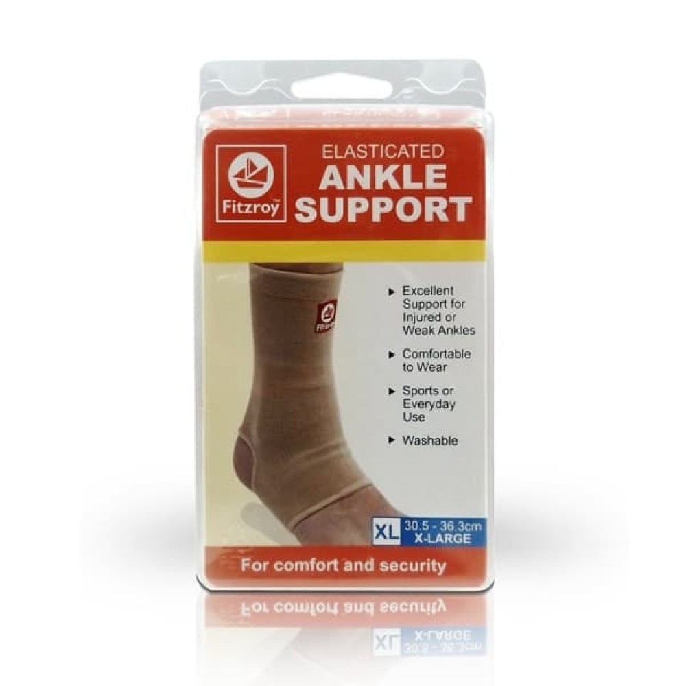 Fitzroy Elasticated Ankle Support X-Large - HealthPorter
