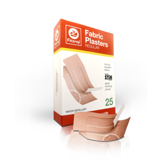 Fitzroy Regular Fabric Plasters 25 pieces per box