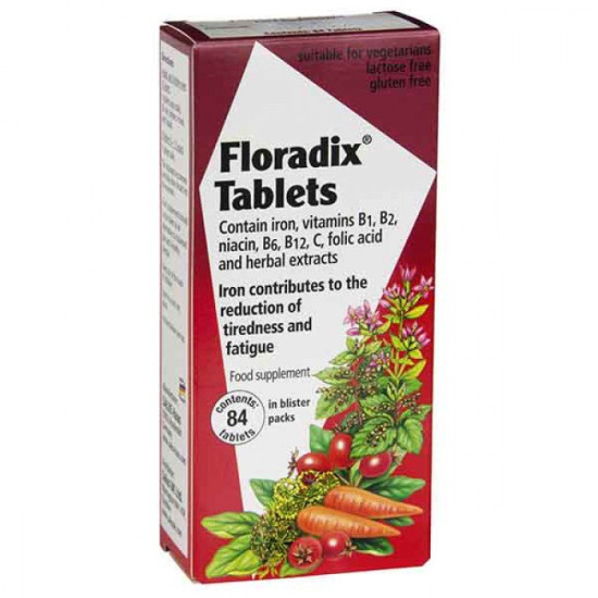 Floradix Iron & Vitamins 84 Tablets