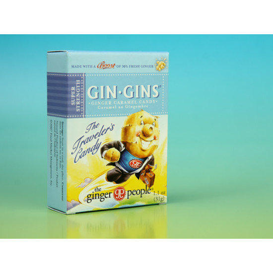 Gin Gins Chewy Ginger Candy Super Strength