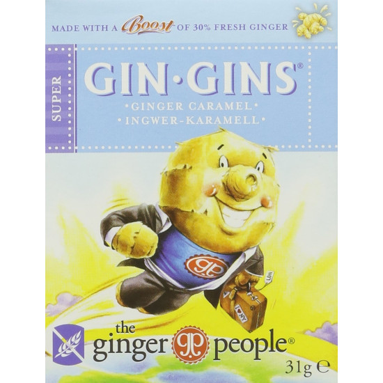 Gin Gins Chewy Ginger Candy Super Strength