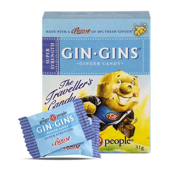 Gin Gins Chewy Ginger Candy Super Strength