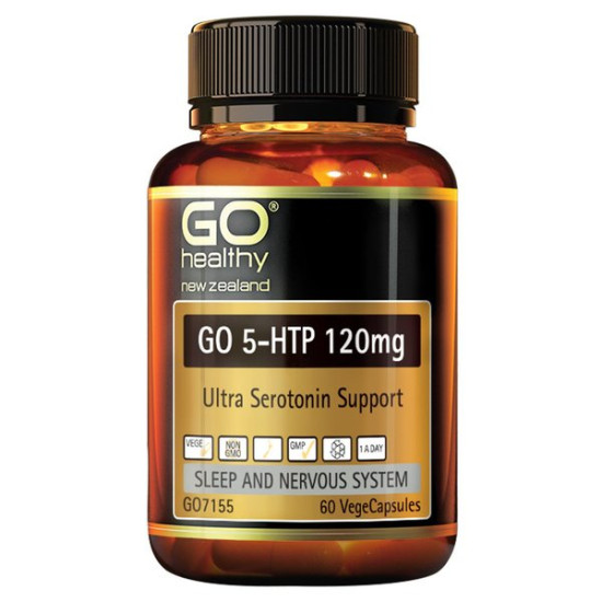 GO Healthy GO 5HTP 120mg 60 Capsules 