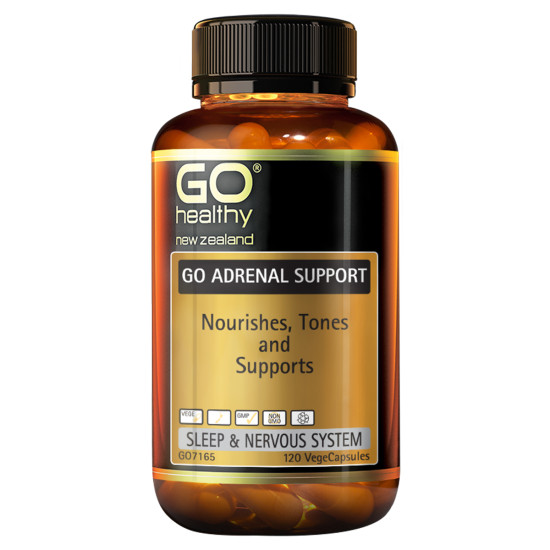 GO Healthy GO Adrenal Support 120 Capsules 