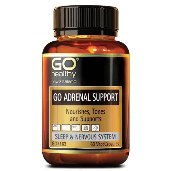 GO Healthy GO Adrenal Support 60 Capsules 