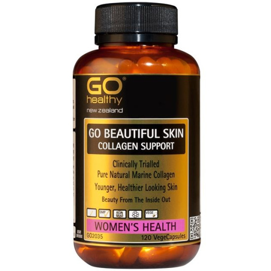 GO Healthy GO Beautiful Skin Collagen Support 120 Capsules