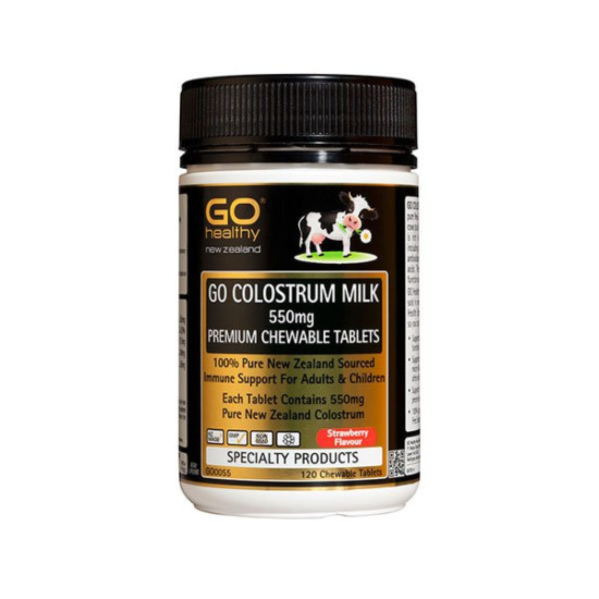 GO Colostrum Milk 550mg Chewable