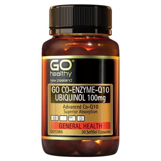 GO Healthy GO CoQ10 Ubiquinol 100mg 30 Capsules