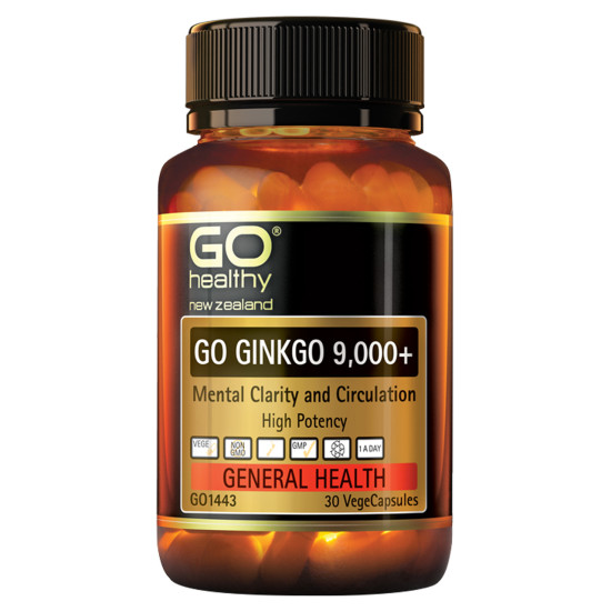 GO Healthy GO Ginkgo 9,000+ 30 Capsules