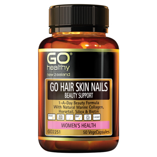 GO Healthy GO Hair Skin Nails Beauty Support 50 Capsules