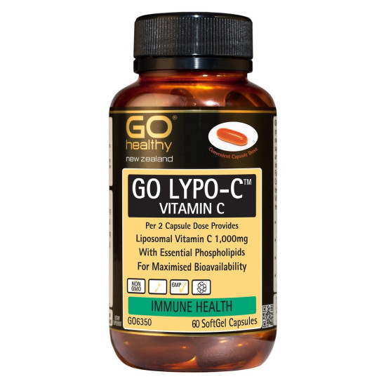 GO Healthy GO Lypo C Liposomal Vitamin C 60 Capsules