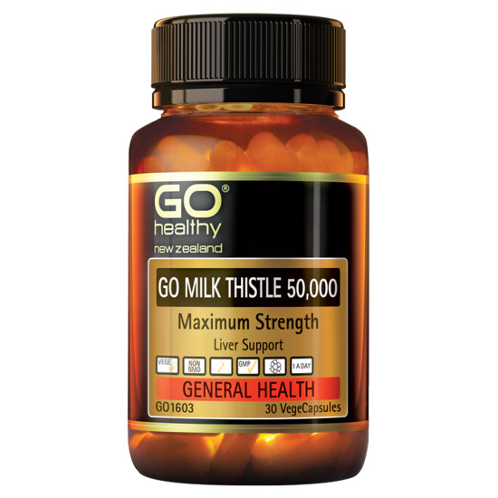 GO Healthy GO Milk Thistle 50,000 30 Capsules