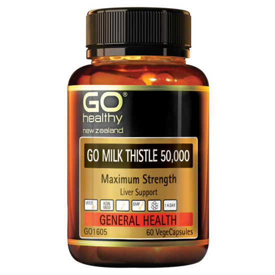 GO Healthy GO Milk Thistle 50,000 60 Capsules